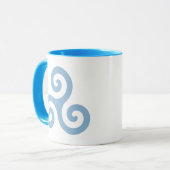 Mug Triskelion Bleu (Devant gauche)
