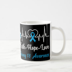 Mug Trisomie 18 Sensibilisation battement de coeur Chr