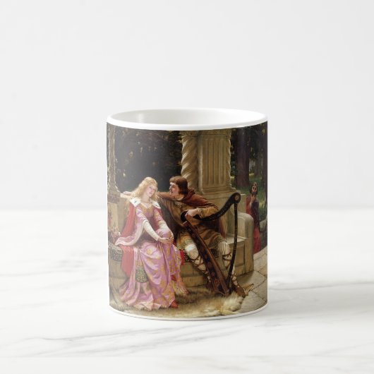 Mug Tristan et Isolde (Romance médiévale) Art Vintage (Centre)