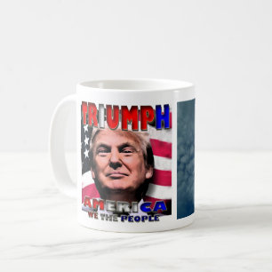 MUG TRIUMP AMERICA NOUS, LE PEUPLE, SOMMES EN FAVEUR D