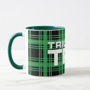 Mug Triumph TR7 taran vert / Plaid