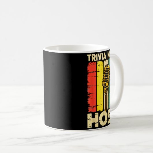 Mug Trivia Night Host Quiz Game Entertainer Moderator  (Devant droit)