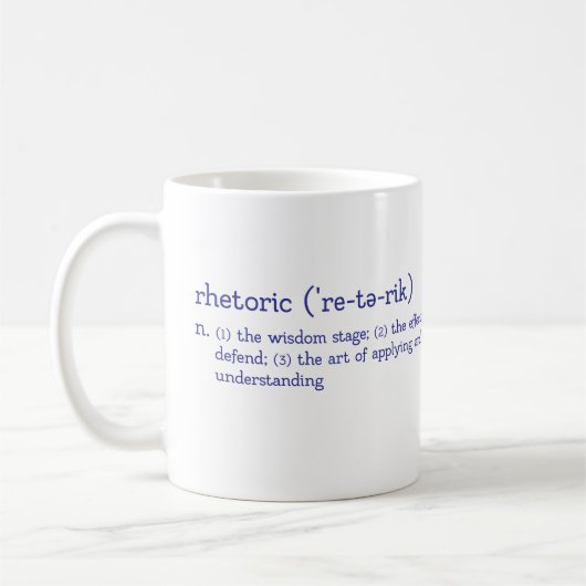 Mug Trivium CUSTOMIZABLE Trivium Stade rhétorique (Gauche)