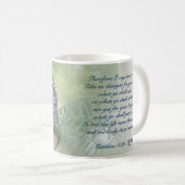 Mug Troglodyte des cactus Matthieu 6:25 KJV (Devant droit)