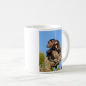 Mug Troglodytes communs de casserole de chimpanzé de (Devant droit)