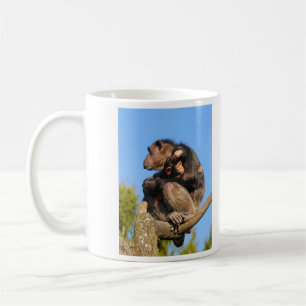 Mug Troglodytes communs de casserole de chimpanzé de
