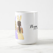 Mug Trois Amis De Pâques Dans Des Oreilles De Lapin (Centre)