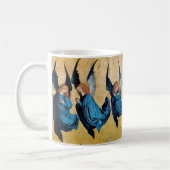 Mug TROIS ANGELS DE NOËL EN BLEU / Gemstone Sapphire (Gauche)