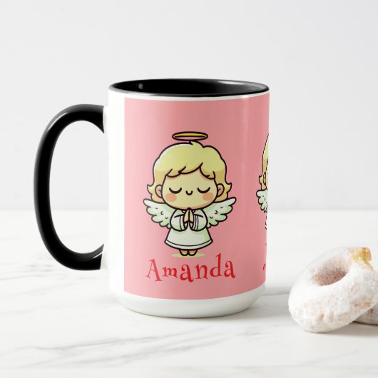 Mug Trois anges priants (Avec donut)
