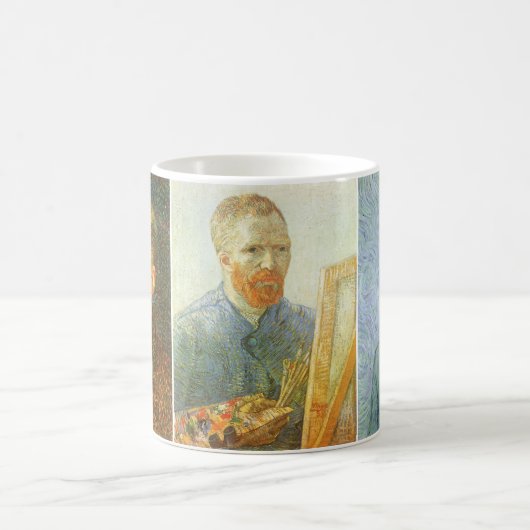 Mug Trois autoportraits différents de Vincent van Gogh (Centre)