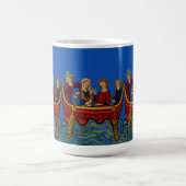Mug Trois bateaux sur le bleu de rivière (Centre)