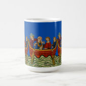 Mug Trois bateaux sur le bleu de rivière (Centre)