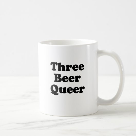 Mug Trois Bières Drôle (Droite)