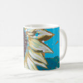 Mug Trois bourdons sur un tournesol (Devant droit)