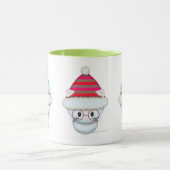 Mug Trois chatons blancs Musique de Noël (Centre)