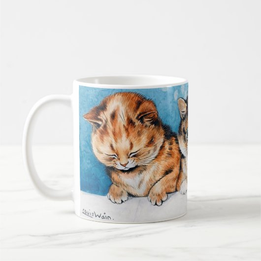 Mug Trois chatons, Chat, Louis Wain (Gauche)