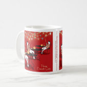 Mug Trois Chats Français... Fêtes (Devant gauche)