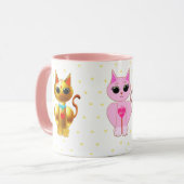 Mug Trois chats mignons (Devant gauche)