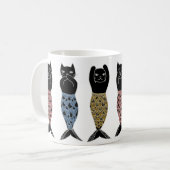 Mug Trois chats sages de sirène (Devant gauche)