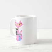 Mug Trois chats Sassy Retro Illustration (Devant gauche)