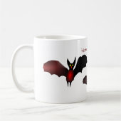 Mug Trois chauves-souris volantes Halloween (Gauche)