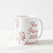 Mug Trois Chevaux de Feu 2026 (Devant droit)