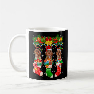 Mug Trois Chiens De Cockapos D'Elfe De Rennes De Père