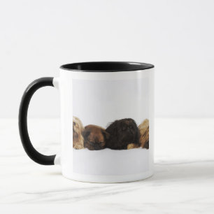 Mug Trois chiens de Pekingese et carlin simple se