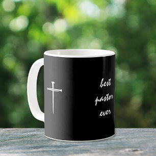 Mug Trois clous meilleur pasteur jamais chrétien