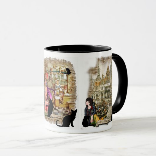 Mug Trois conceptions Anton Pieck (Devant droit)