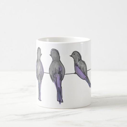Mug Trois copains de pigeon (Centre)