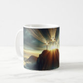 Mug Trois croix dans un paysage céleste (Devant gauche)
