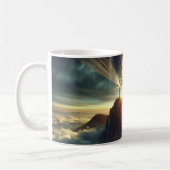 Mug Trois croix dans un paysage céleste (Gauche)