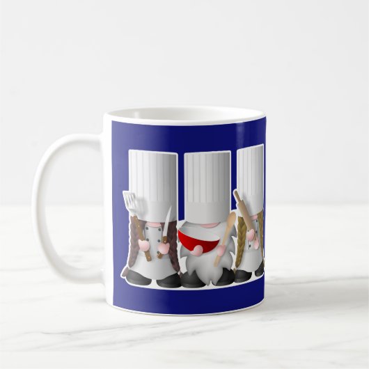 Mug Trois cuisiniers et cuisiniers (Gauche)