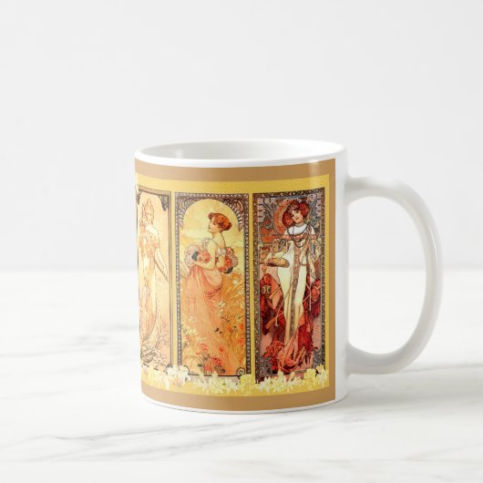 Mug Trois Dames d'Alphonse Mucha (Droite)