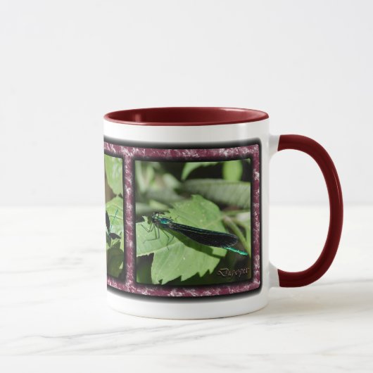 Mug Trois Damselflies 01 (Droite)
