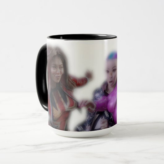 Mug Trois Drôles de Dames (Devant gauche)