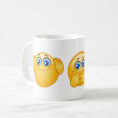 Mug trois émoticônes (Devant gauche)