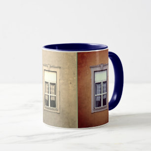 MUG TROIS FENÊTRES/RIDEAUX DE LACE/MULTICOLORES