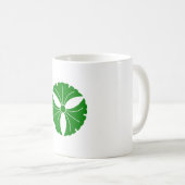 Mug trois feuilles de ginkgo (Devant droit)