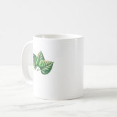 Mug trois feuilles vertes pour T-shirt (Devant gauche)