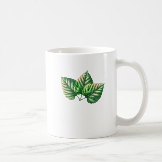 Mug trois feuilles vertes pour T-shirt (Droite)