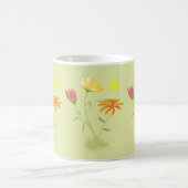 Mug Trois fleurs au soleil - transparentes. (Centre)