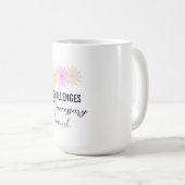 Mug Trois fleurs simples (Devant droit)