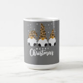 Mug Trois Gnomes Avec Léopard Plaid Gnome Noël (Centre)