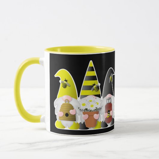 Mug Trois Gnomes d'abeilles (Gauche)