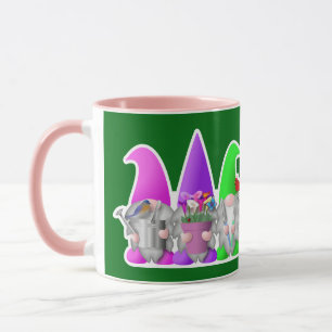 Mug Trois Gnomes de jardinage du printemps
