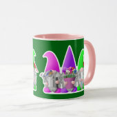 Mug Trois Gnomes de jardinage du printemps (Devant droit)