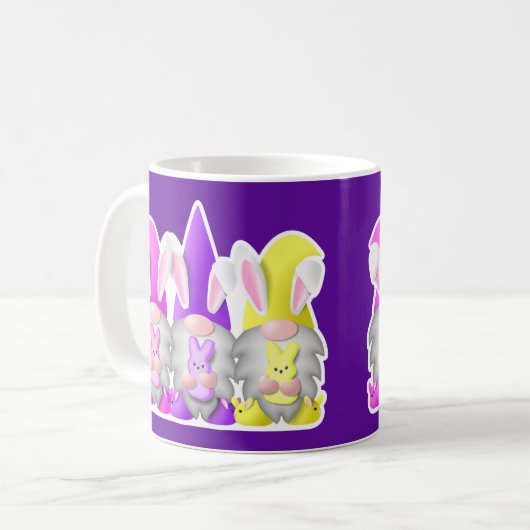 Mug Trois Gnomes de Pâques (Devant gauche)