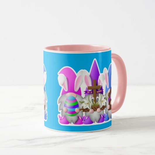 Mug Trois Gnomes de Pâques (Devant droit)